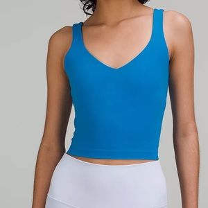 Blue Align Tank Top